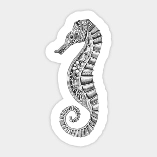 Ornate Seahorse Sticker